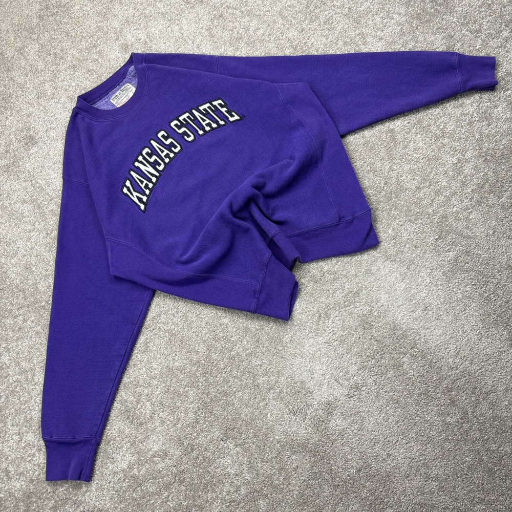 Vintage Y2K Steve and Barrys Kansas State Sweatshirt Large